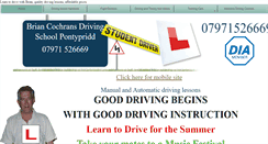Desktop Screenshot of driving-school-pontypridd.co.uk