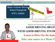 Tablet Screenshot of driving-school-pontypridd.co.uk